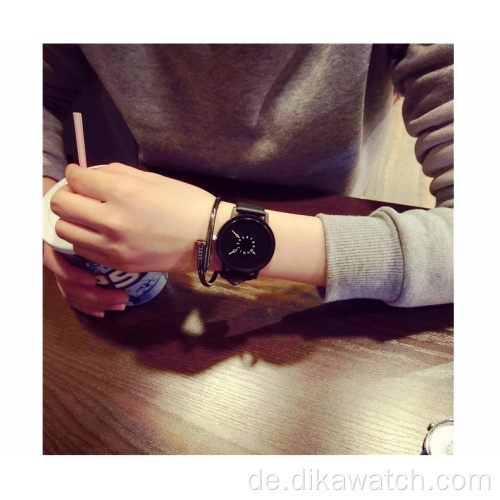 AliExpress 2019 Heißer Verkauf Männer Uhren Runde Zifferblatt Luxus Schwarz Uhr Klassische Casual Mode Casual Quarzuhr Armbanduhren